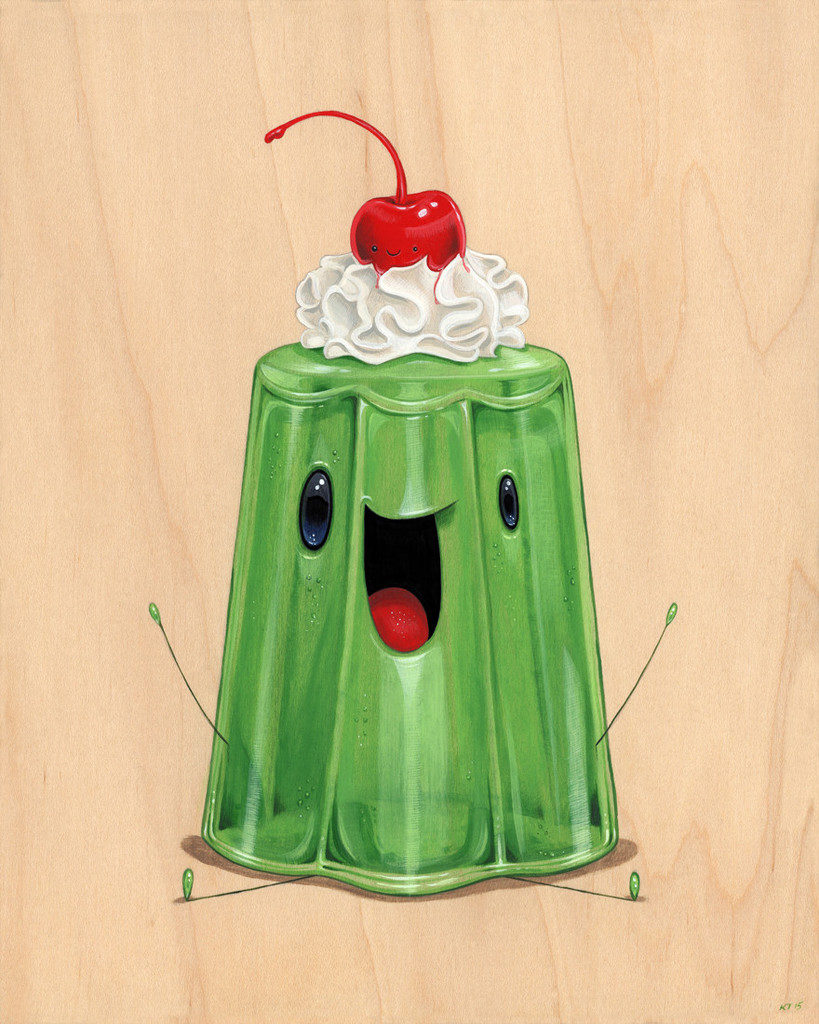 Cuddly Rigor Mortis "Jiggle" Print- US$25.00